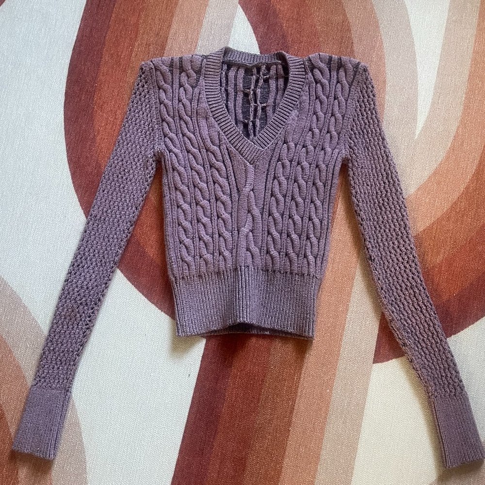 Handmade ISA BOULDER Sweater in Mauve